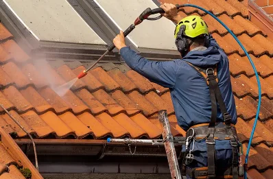 Démoussage et hydrofuge de toiture à Lepuix